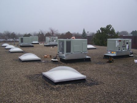 Service and install rooftop units